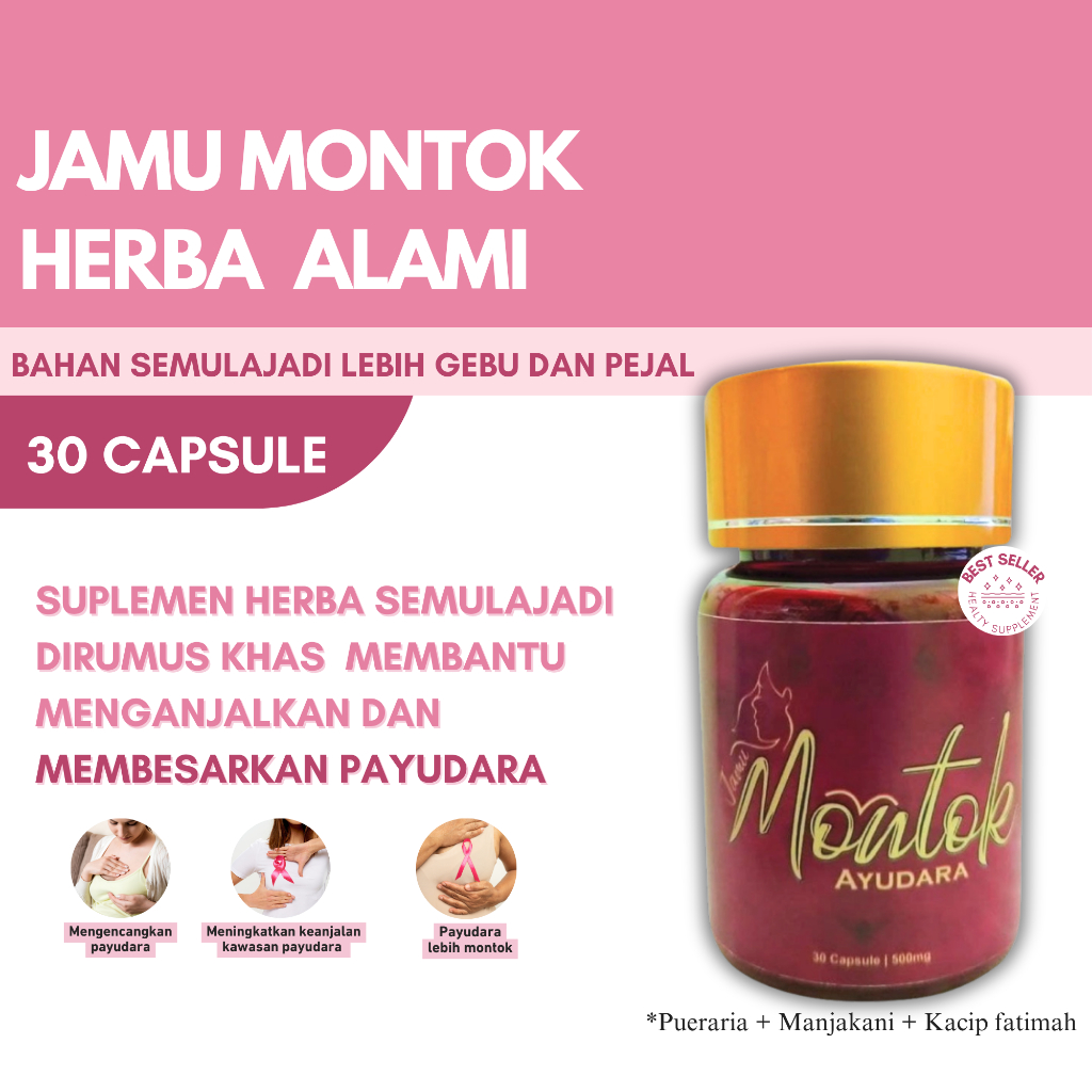 Jamu Montok Payudara Breast Enlargement  Miss V Lulus Kkm