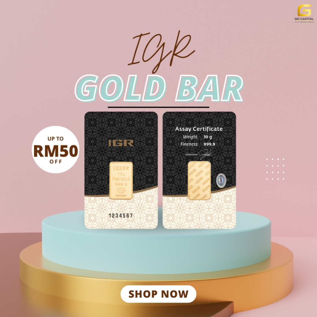 10 GRAM- GOLD BAR IGR ~ EMAS 999.9 /24K