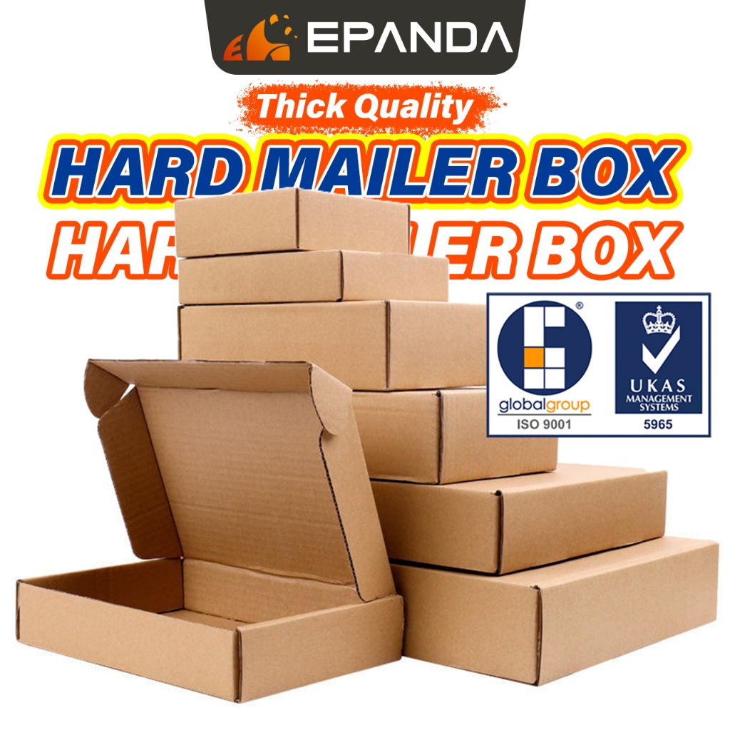 Corrugated Mailer Box Pizza Box Parcel Box Packaging Gift Box Kotak Pos Hadiah Penghantaran Kecil