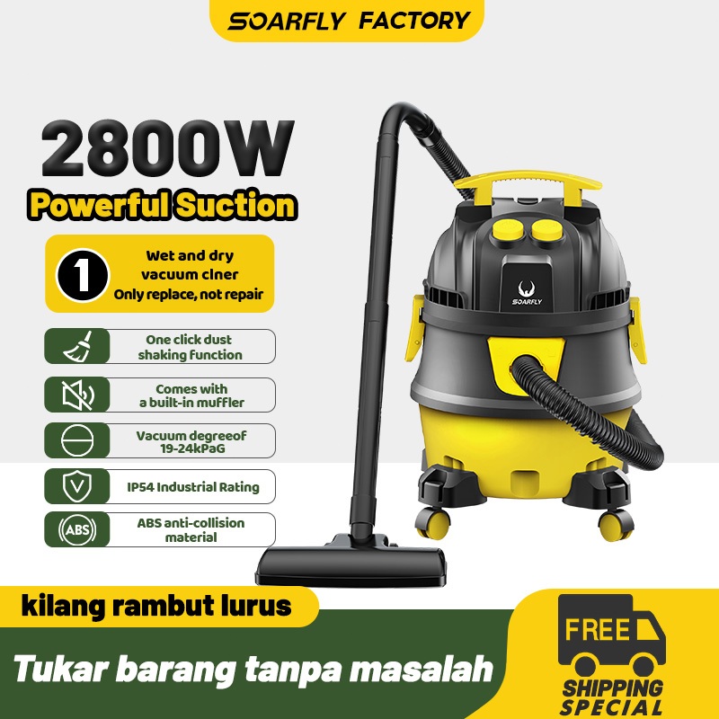 SOARFLY Vacuum cleaner 20 Litre Vacuum Cleaner Vacum  4 IN 1 PRO Vaccum Vakum Mesin Vakum Floor Cleaning 重型吸尘器