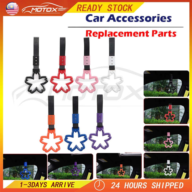 MOTOX 1PCS Tali Tunda Kereta Pemegang Tali Tangan Cincin Sakura Bentuk Bunga Sakura Kereta Api Tali Pemegang Bas