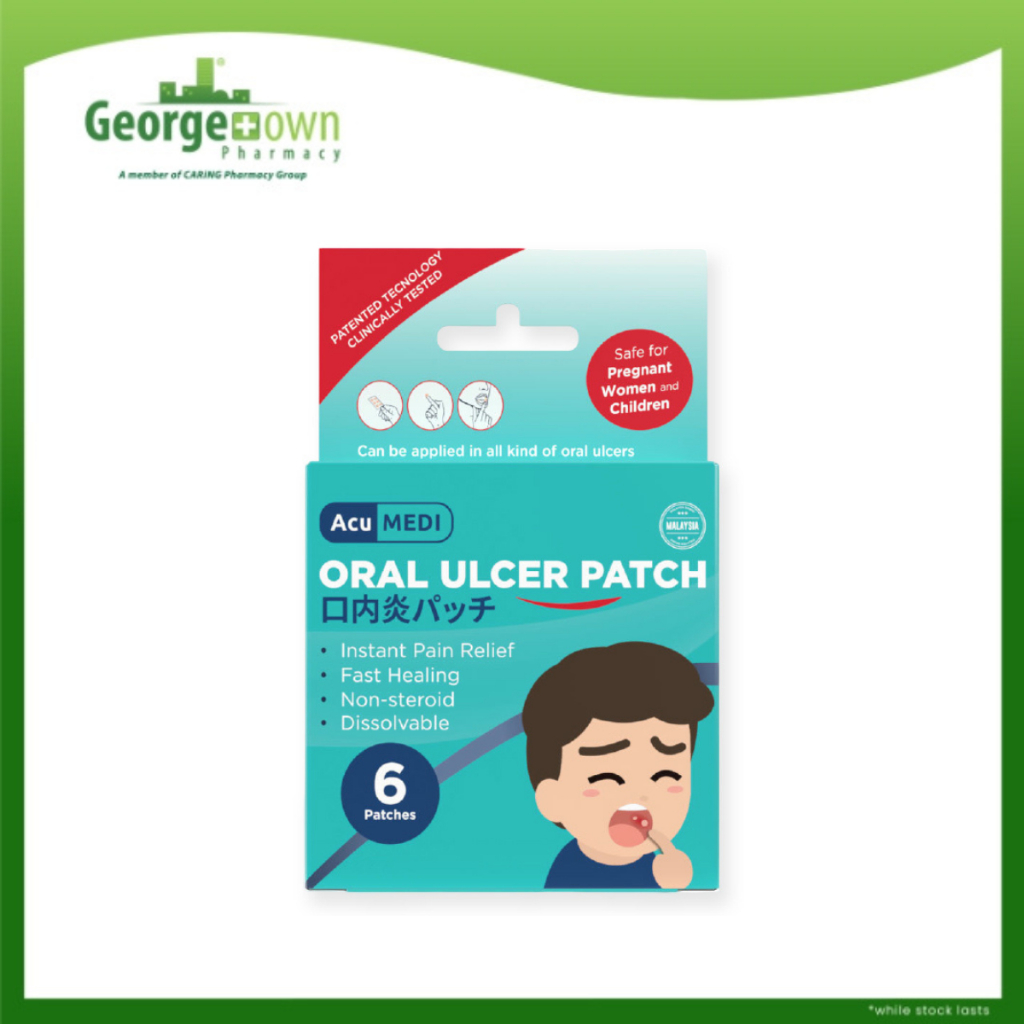 ACUMEDI ORAL ULCER PATCH 6S (Georgetown Pharmacy)