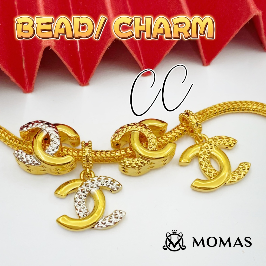 MOMAS  Charm/Bead CC 5D D1sney Series Emas 916 Beads Alphabets 3D  Bead Enamel Emas 916 Charms 916