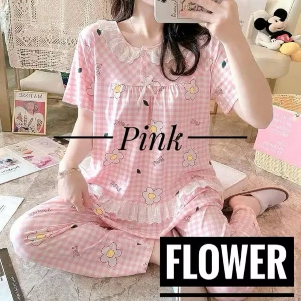 READY STOCK IN MALAYSIA Baju Tidur Perempuan  MilkSilk Set 清凉睡衣