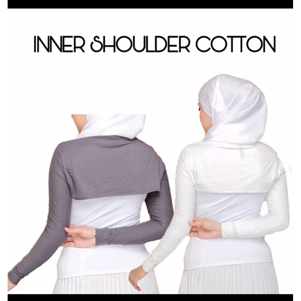 Jersey Kain Kapas Wanita Inner Lengan Panjang & Shoulder Handsock - Fabric