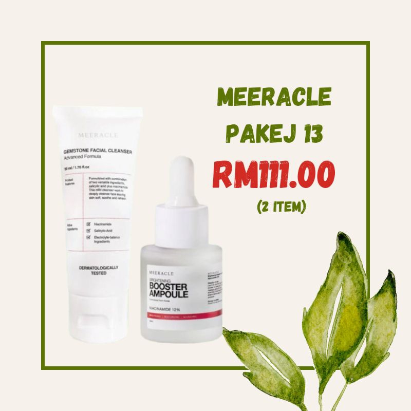 Meeracle Skincare PAKEJ 13 (Ready Stock)