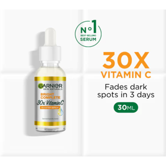 Garnier Bright Complete Booster Serum with 30x Vitamin C (30ml/50ml)