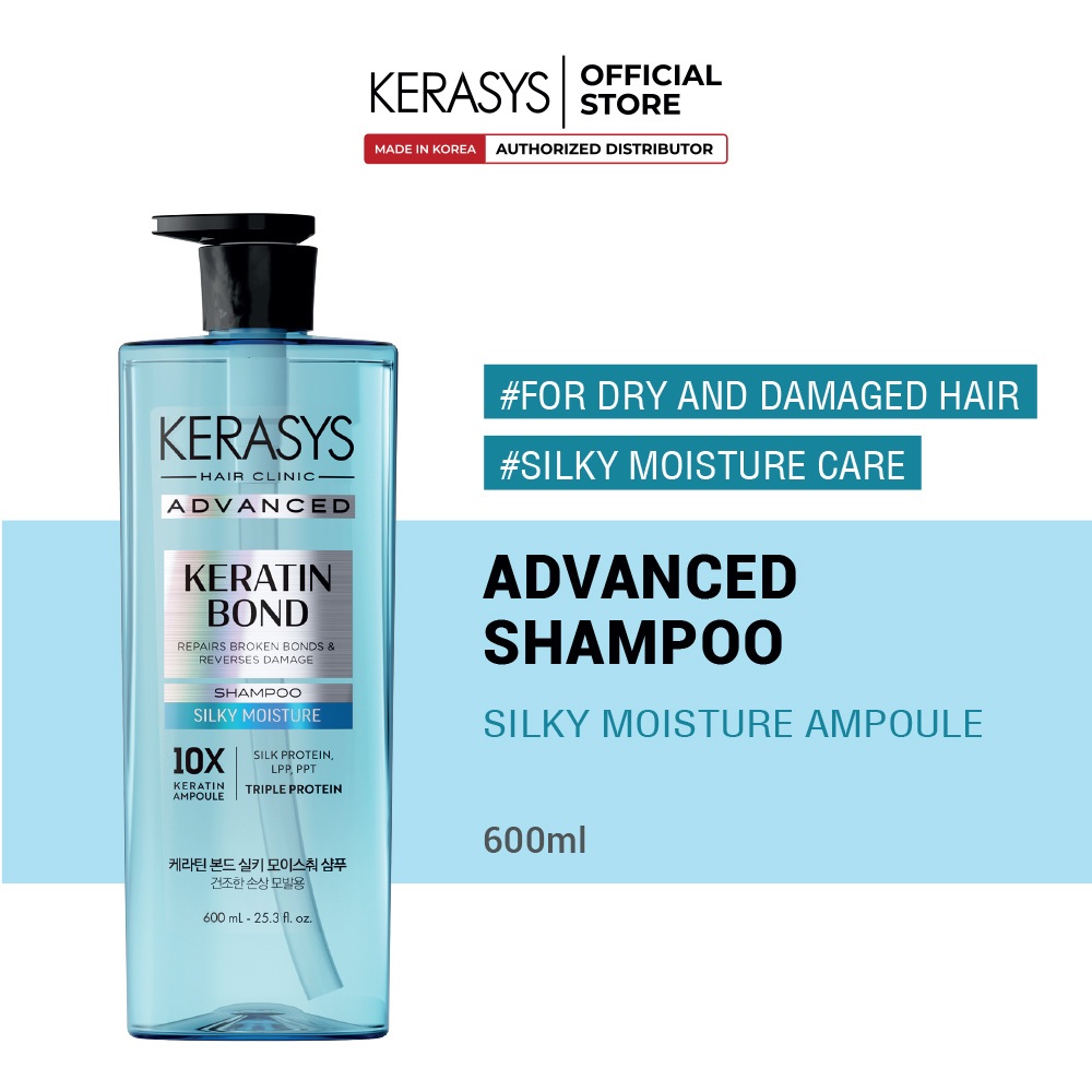 Kerasys Advanced Keratin Bond Silky Moisture Shampoo