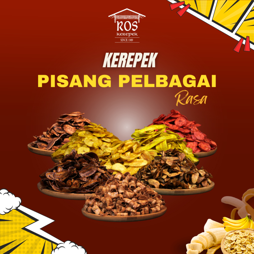 KEREPEK PISANG PELBAGAI RASA 450gram