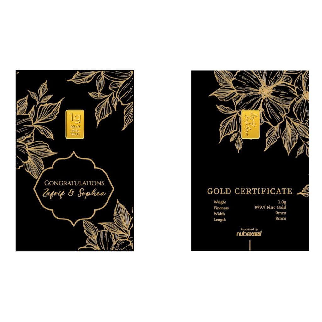 Nubex | Custom Minting and Engraving | 1g Gold Bar 999.9 |&hellip;