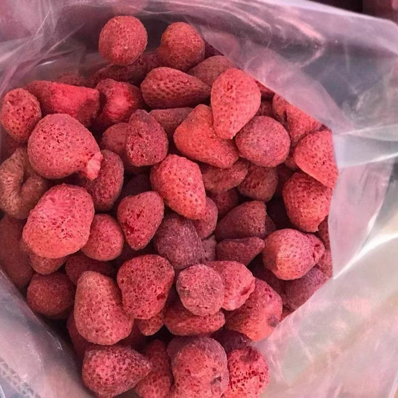 Freeze dried Strawberry and Yogurt Cube/Mushroom Dried (冰干酸奶块和草莓干）Lady finger ,Mango,Mix Vege(ready stock)