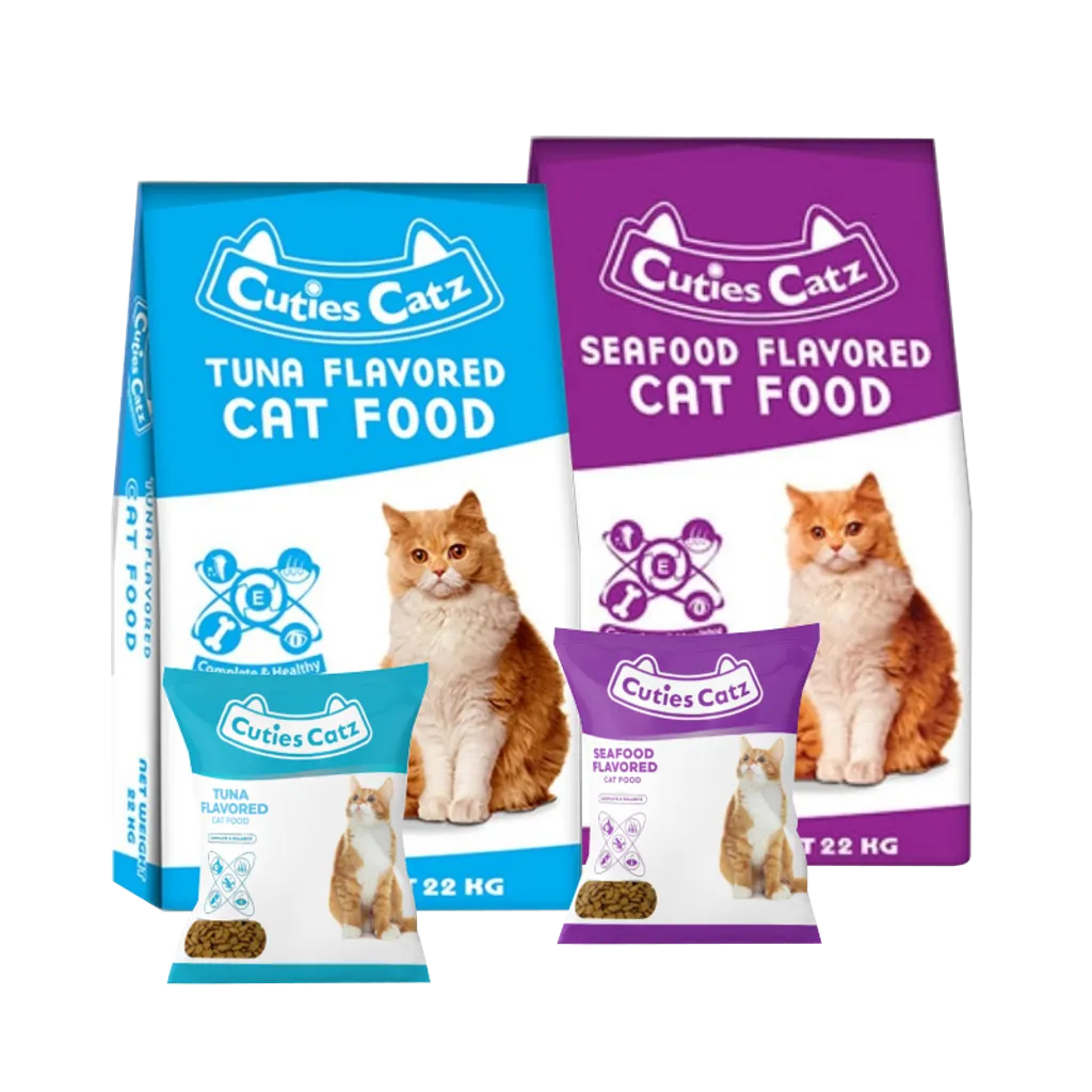 Cuties Catz Seafood & Tuna Flavoured Cat Food 350G