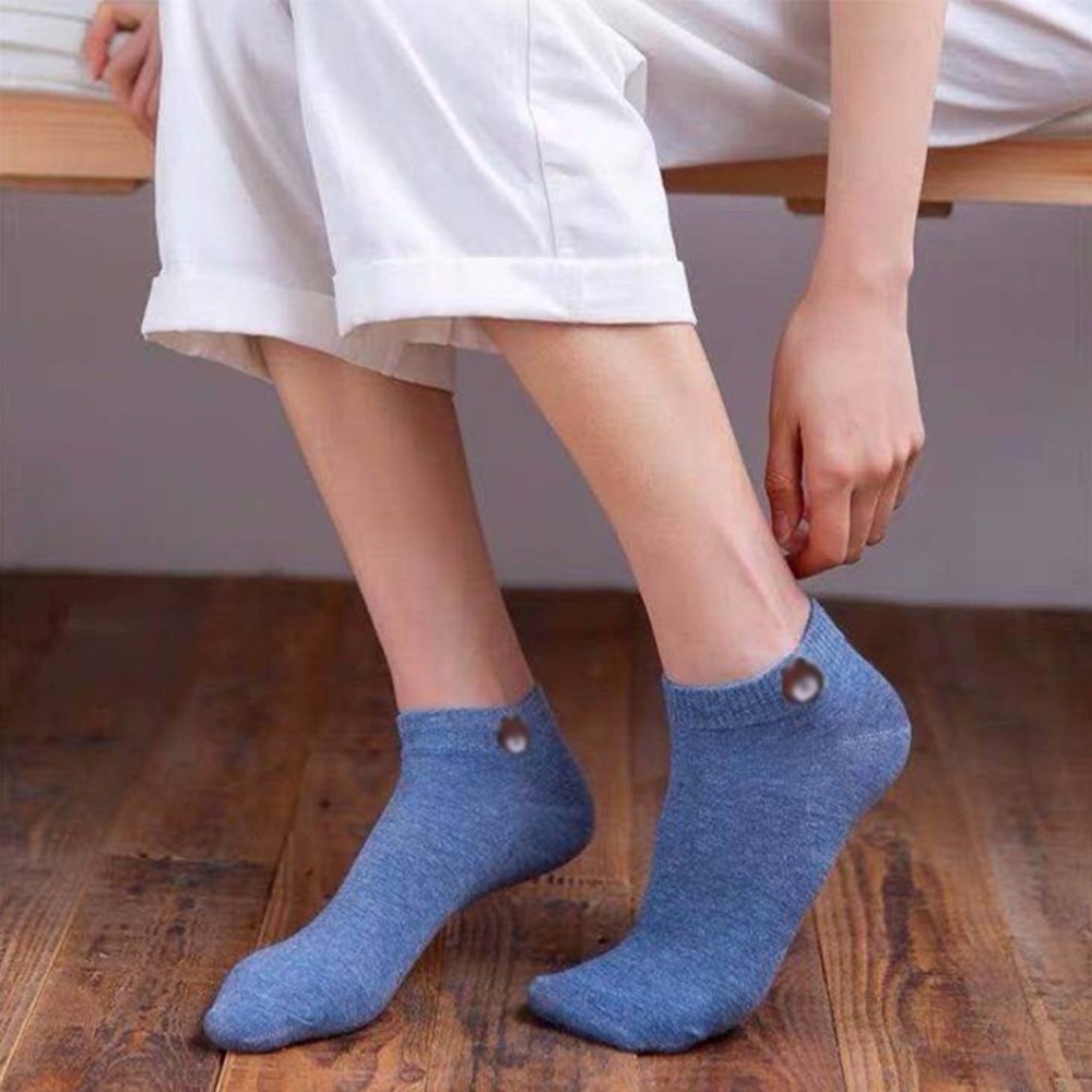 MURAH MURAH !!1 PAIR Invisible Ankle Sock Men Women Cotton Socks Cute Breathable Absorption