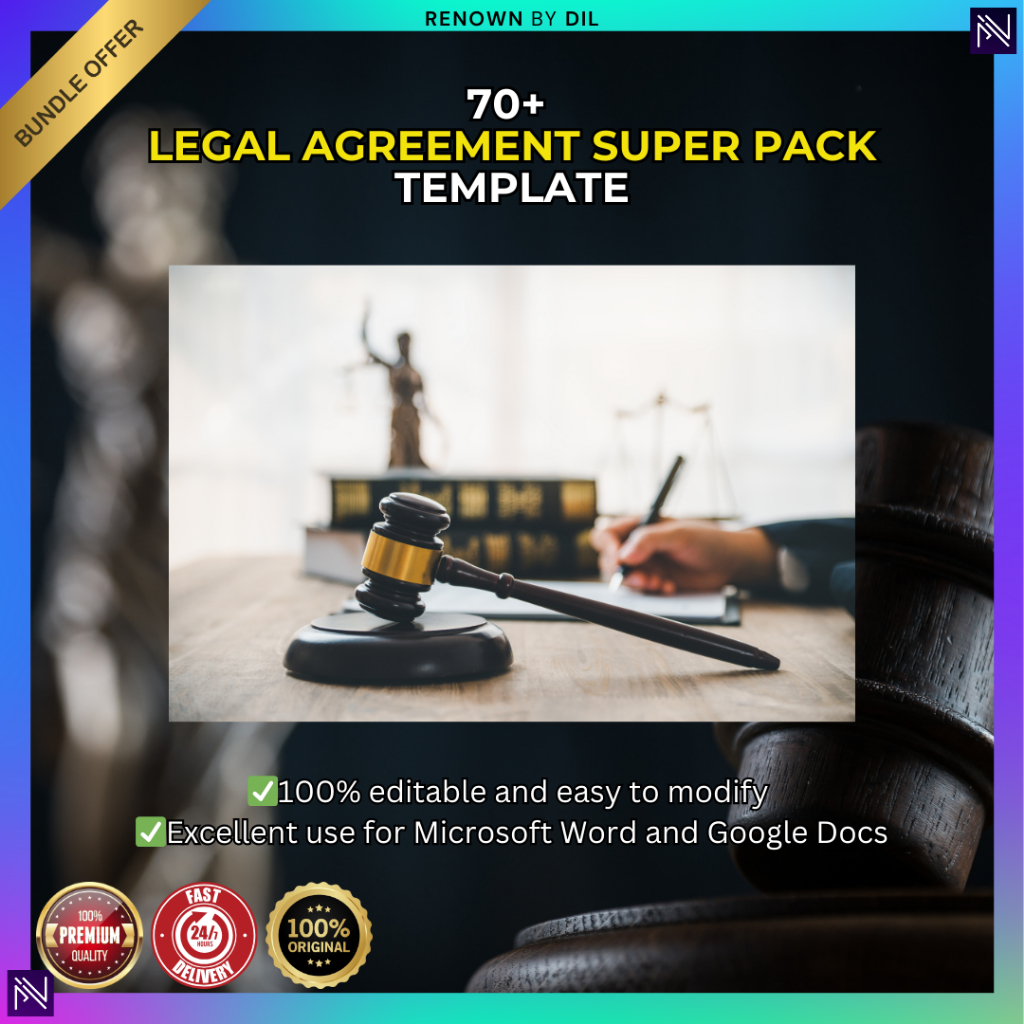 Legal Agreement Surat Perjanjian / Mahkamah / Peguam Template | 70+ Agreements Surat Perjanjian Lawyer