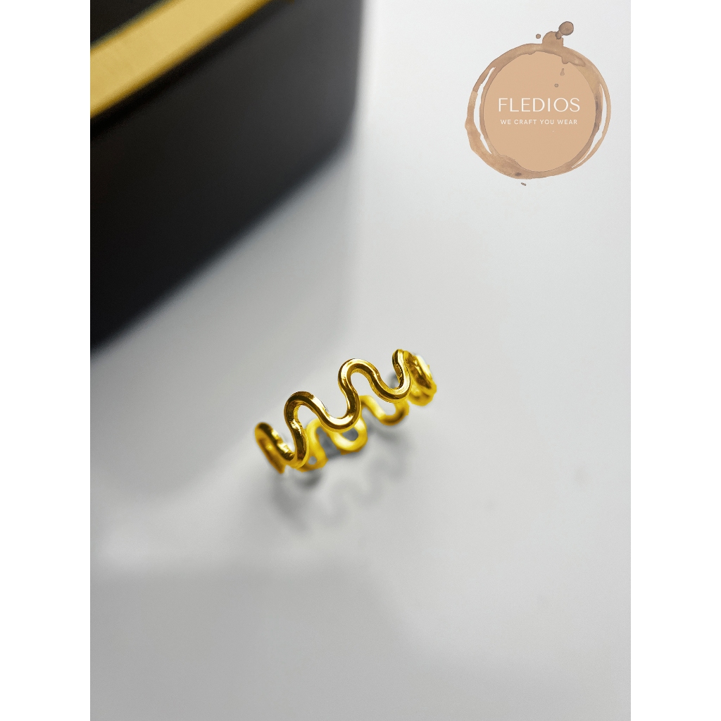 Fledios 916 Cincin Emas 916 Minimalis 916 Gold Jewelry Minimalist Jewelry