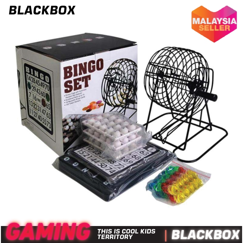 Bingo Game Set Bar Table Party Table Game BINGO Bar Lottery Machine BINGO SET