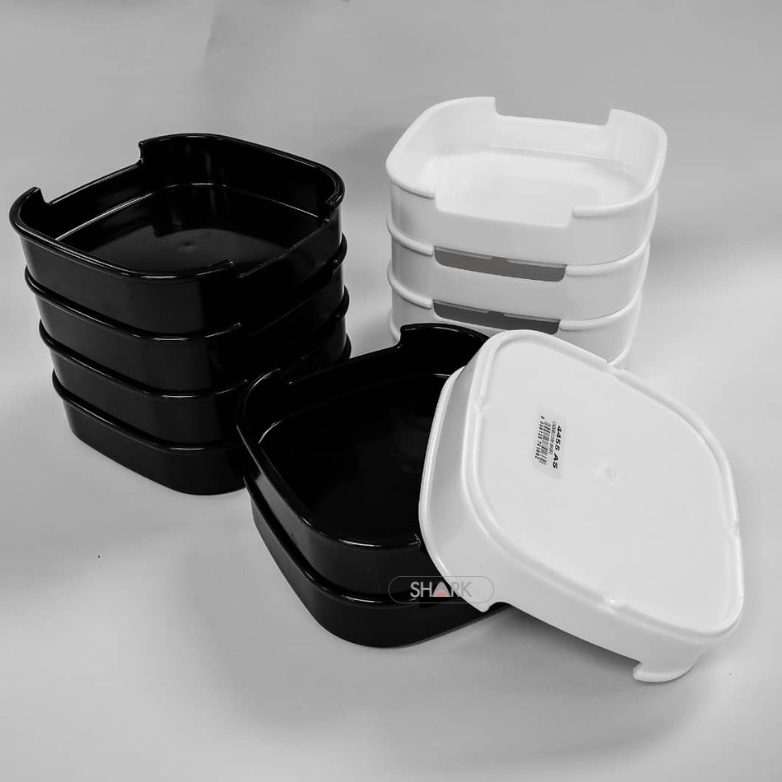 Square Plate For Steamboat BBQ Meat Plate Stackable Commercial Self-service Hot Pot Barbecue Plate 火锅烤肉 可叠 专用肉碟