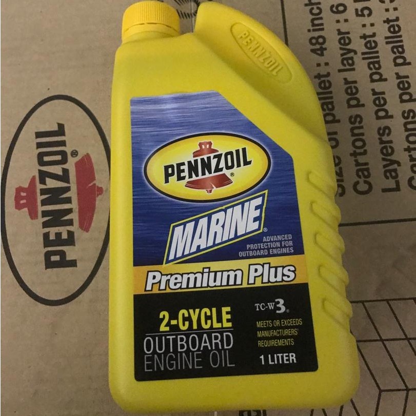 Norva Motor Pennzoil 2T Tc-W3 Marine Outboard Engine Oil 1L
