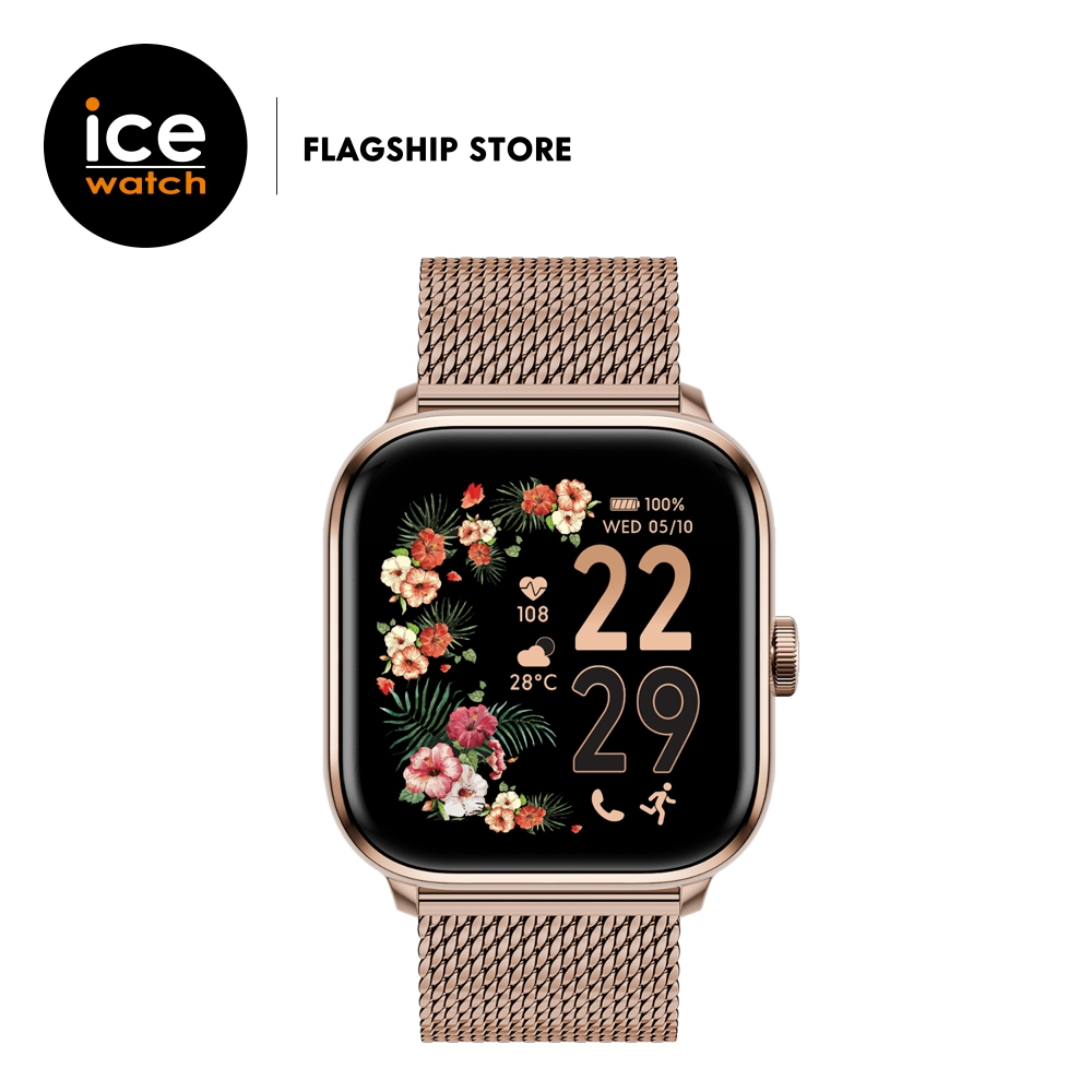 Ice-Watch ICE smart 2.0 square 1.70" - Rose Gold Milanese [023331] | Bluetooth | Lifestyle