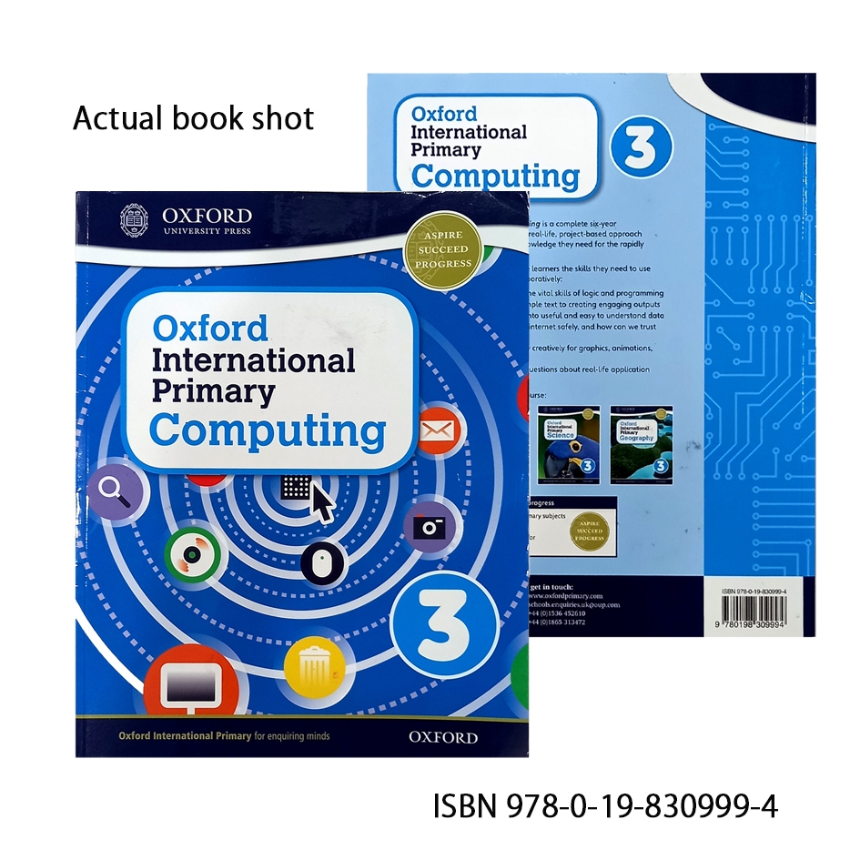 [Preloved] Oxford International Primary Computing Student Text Book 3, Buku Teks