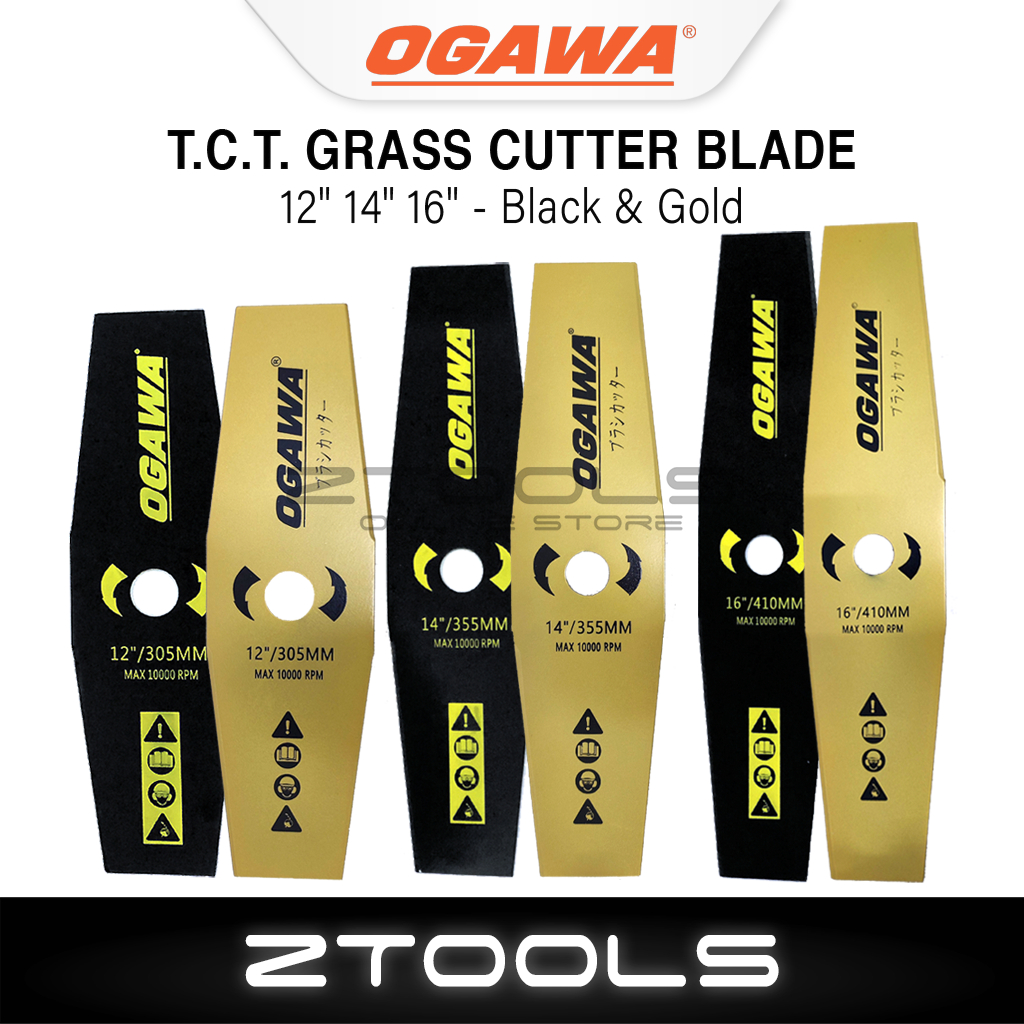 12" 14" 16" Ogawa Grass Cutter Blade TCT Brush Cutter Metal Saw Blade Mata Pisau Mesin Potong Rumput