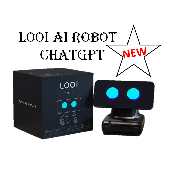 LOOI Robot ChatGPT Integrated Biomimetic Behavior System AI with Personality 10W Wireless Phone Charging