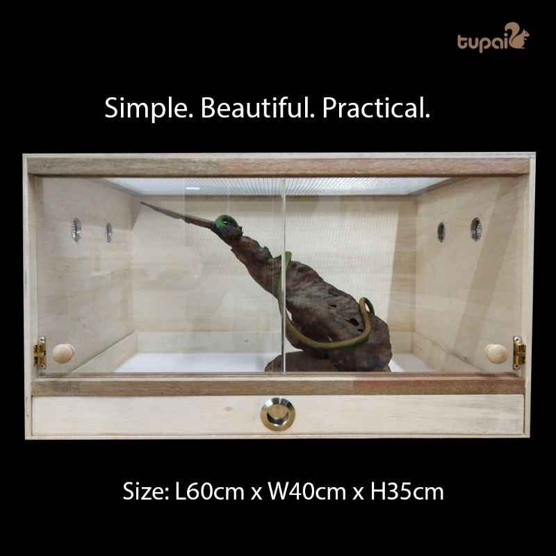 REPTILE CAGE / Reptile enclosure / Snake, gecko, tortoise... READY STOCK/ NO ASSEMBLY SIAP PASANG