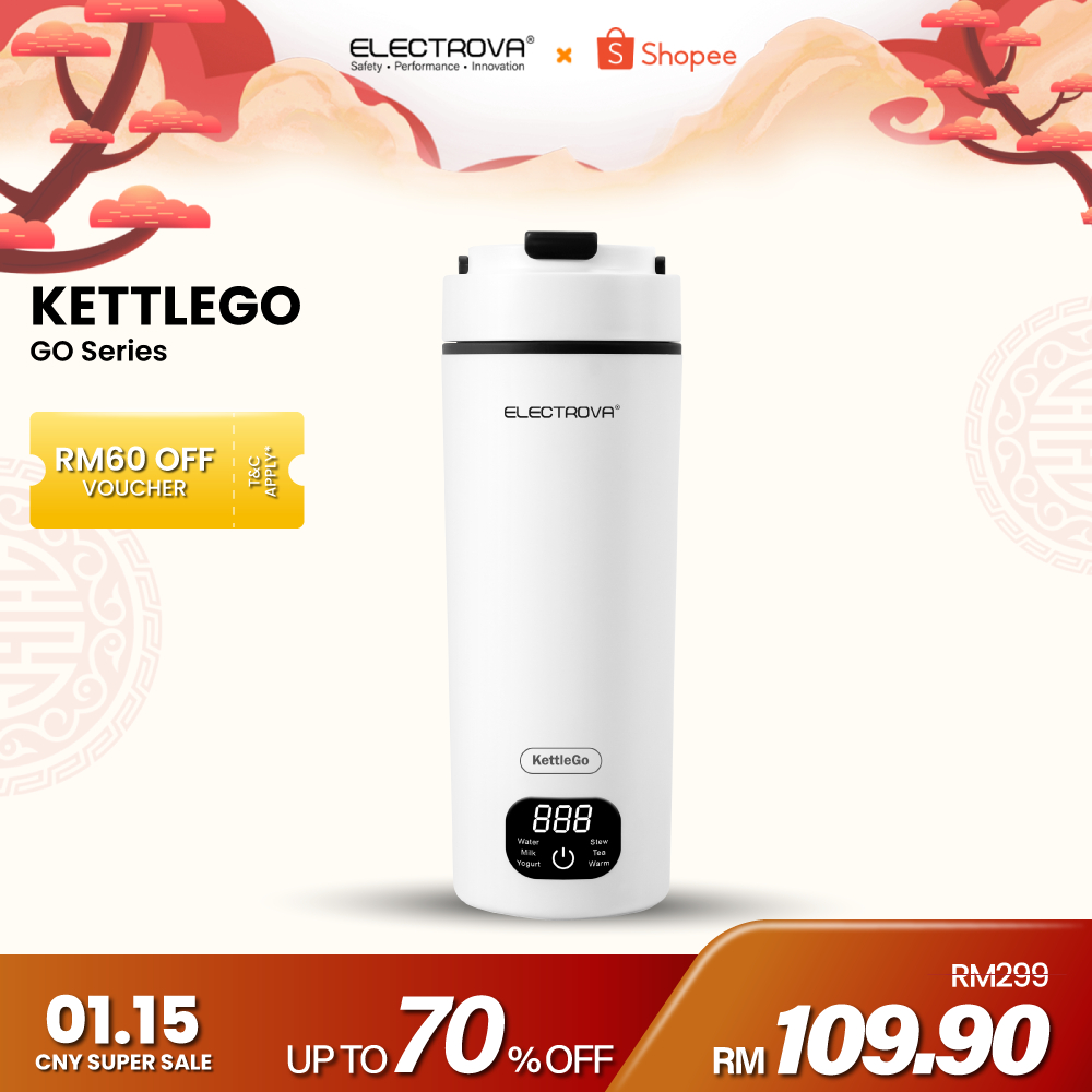 Electrova Portable Smart Electric Kettle GO