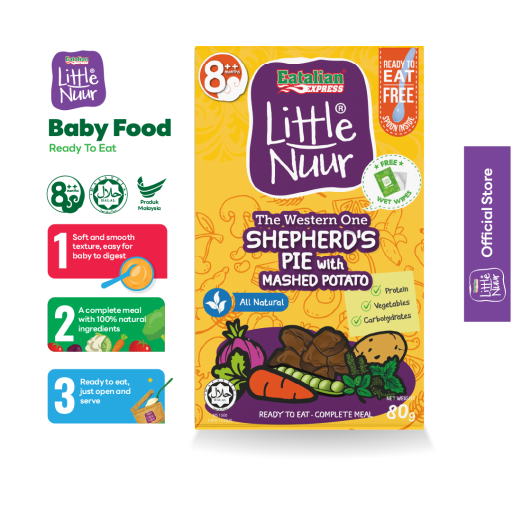 8m+ Shepherd Pie With Mashed Potato Baby Food Ready To Eat