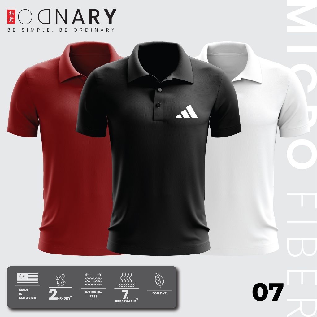 ?Janji Premium!?Microfiber Adidas Polo Tshirt Pocket Logo 07