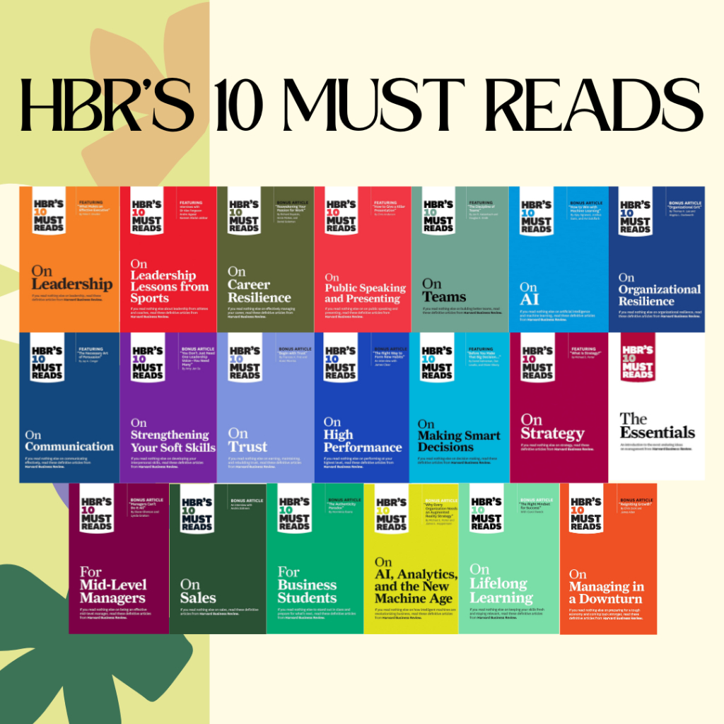 HBR's (Harvard Business Review) 10 Must Reads series / Emotional Intelligence / Handbooks - full complete book