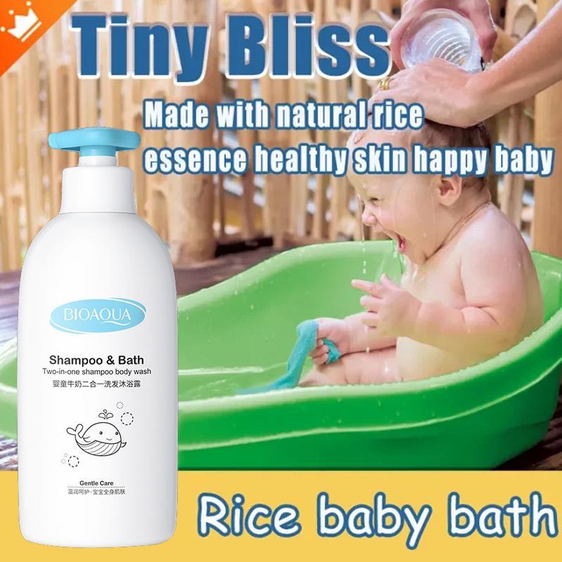 BIOAOU Baby Body Wash Shampoo 2-in-1 Moisturizing Skin Mild Care Baby Moisturizing lotion Itch to Remove Eczema 婴儿沐浴露洗发水