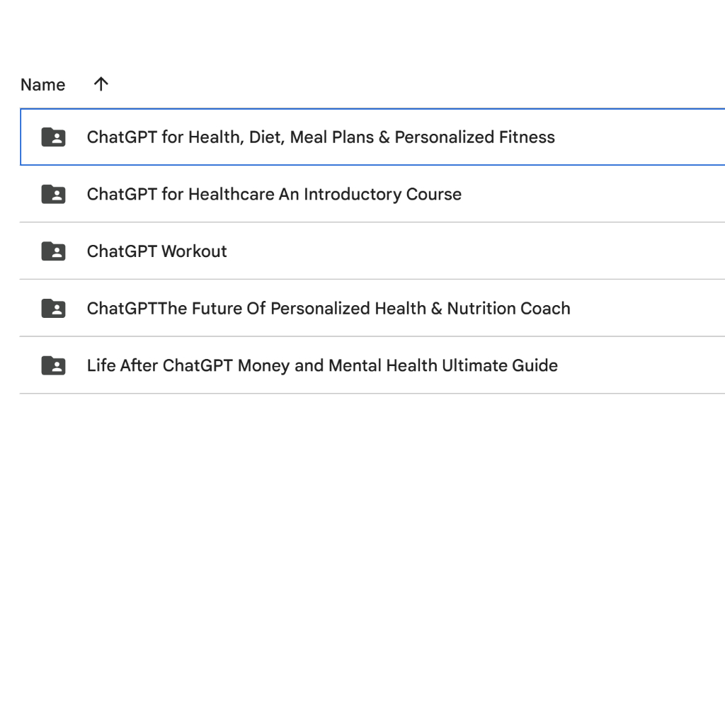 5 Health And Body With Chatgpt Courses | Chatgpt Health Ai Courses Bundle