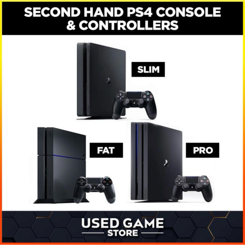 Playstation 4 ? ( Ps4 ) FAT / SLIM / PRO 500GB / 1TB STORAGE [ USED ]