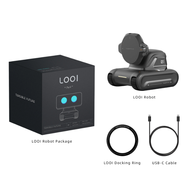 [ Ready Stock ] LOOI ROBOT ChatGPT Integrated Biomimetic Behavior System AI with Personality 10W Wireless Phone Charging