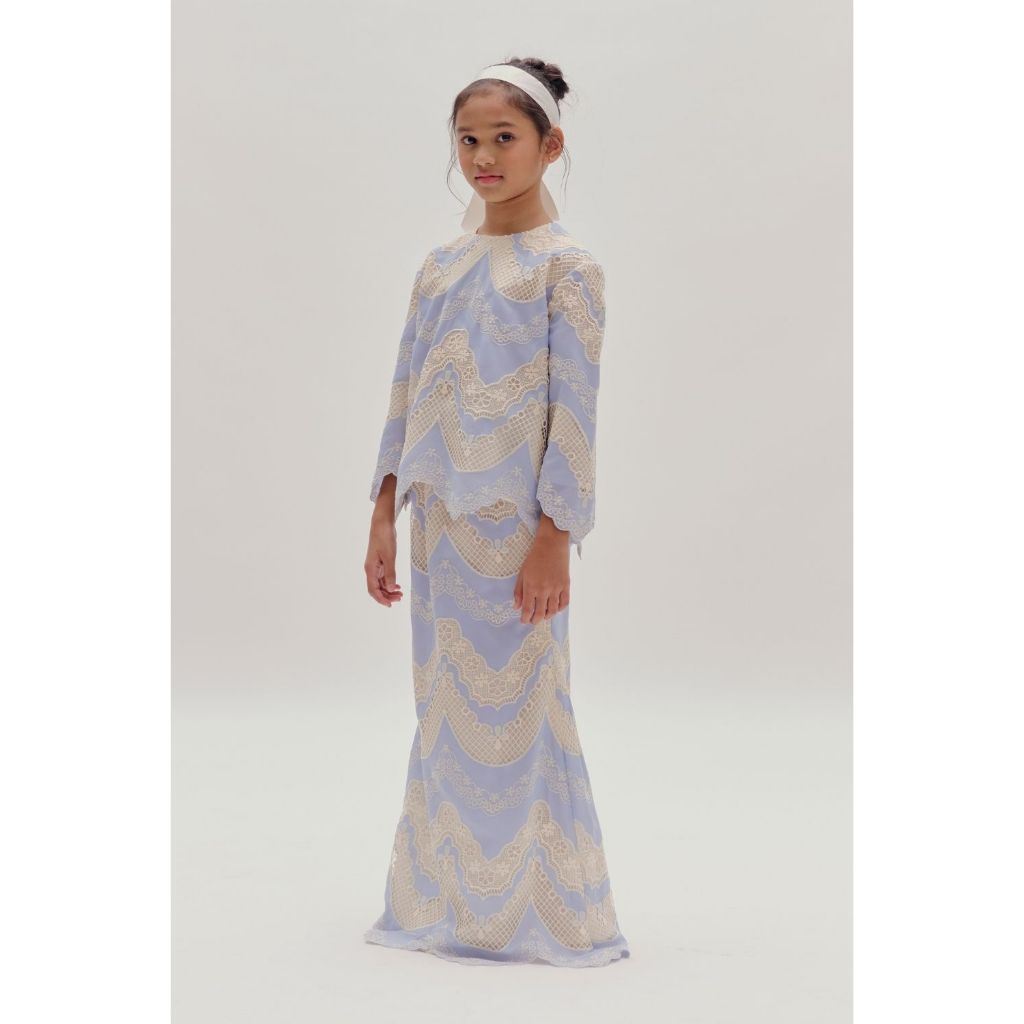PETRA - RAMONA COTTON LACE KURUNG KEDAH KIDS