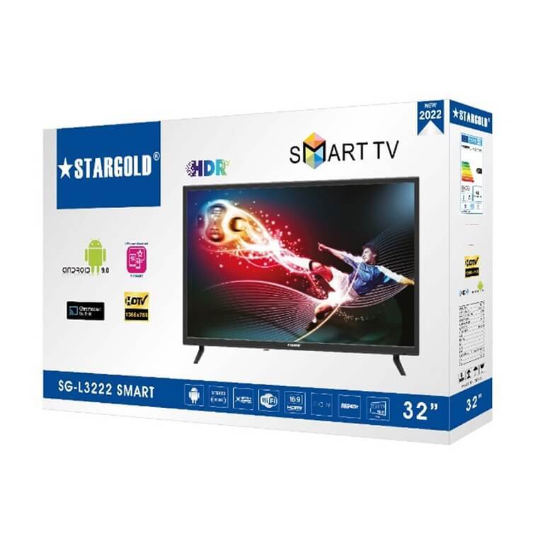 Stargold Smart TV 32" Digital LED TV | 24W Dolby Audio 4 Speakers | Andriod TV