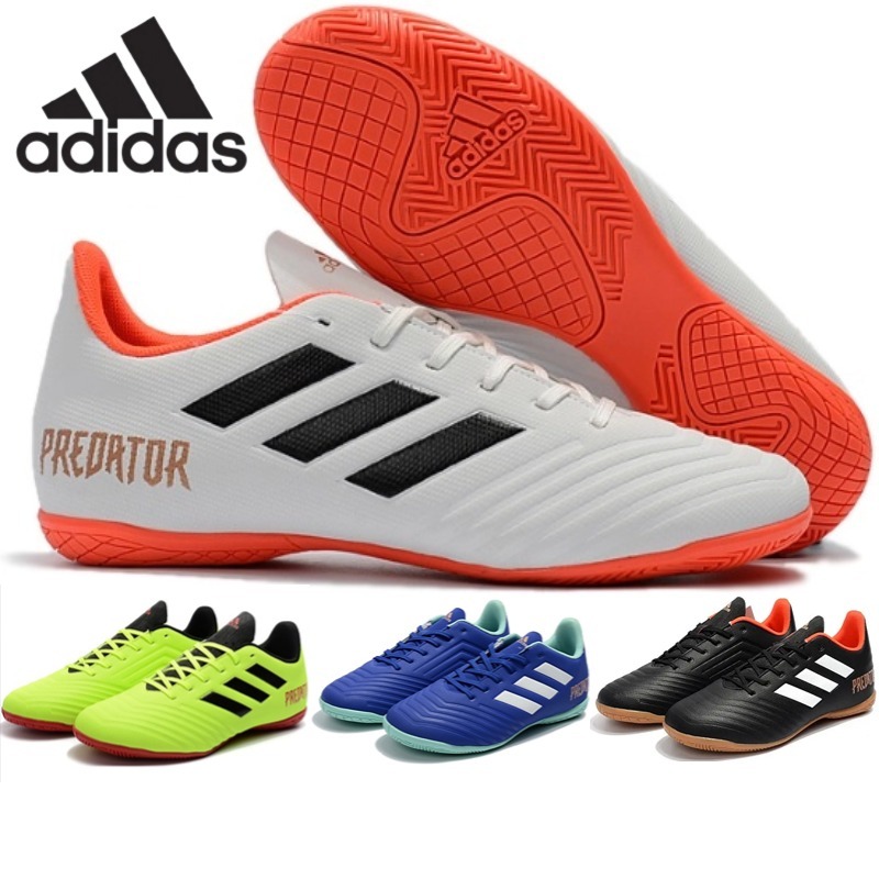 Adidas_Predator 18.4 IC ‌Soccer Shoes Football boots Indoor Rubber Sole kasut Futsal Court Training Fast Shipping COD‌