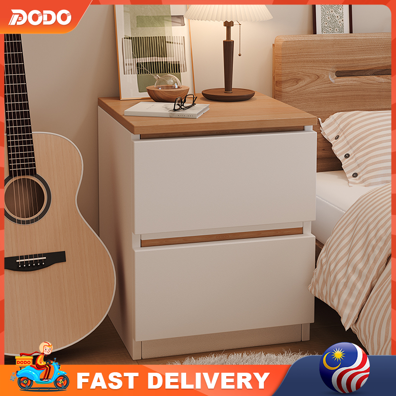 Almari Sisi Katil Side Table With Drawer Wood Bedside Table Rack Kecil Tepi Katil Side Table Bedroom Modern Nightstand