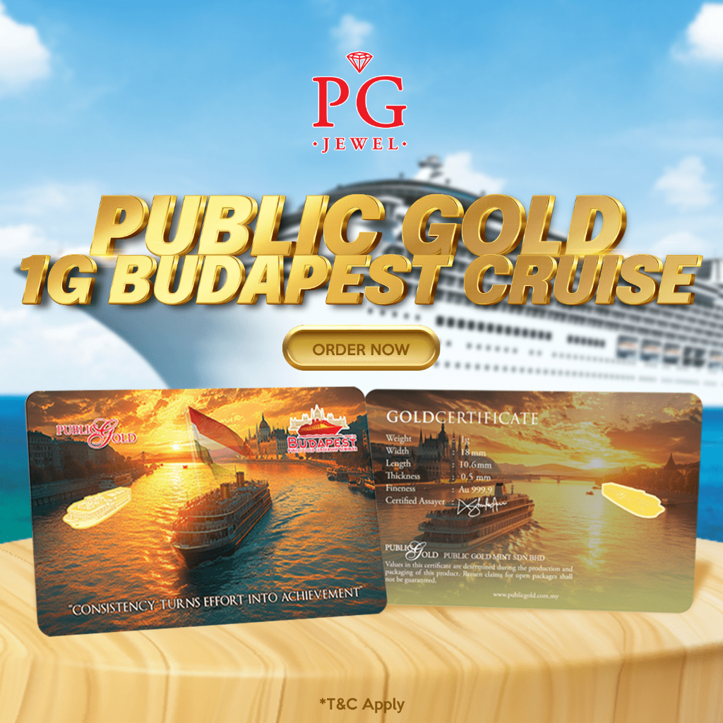Public Gold Bullion Bar 1g (Au 999.9) - Budapest River Cruise