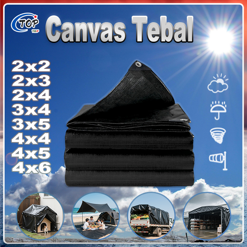 Blcak tarpaulin canvas 2m 3m 4m 5m 6m camping tarp(with holes) Tarpaulin Wholesale Tarpaulin heavy duty tarpaulins rain