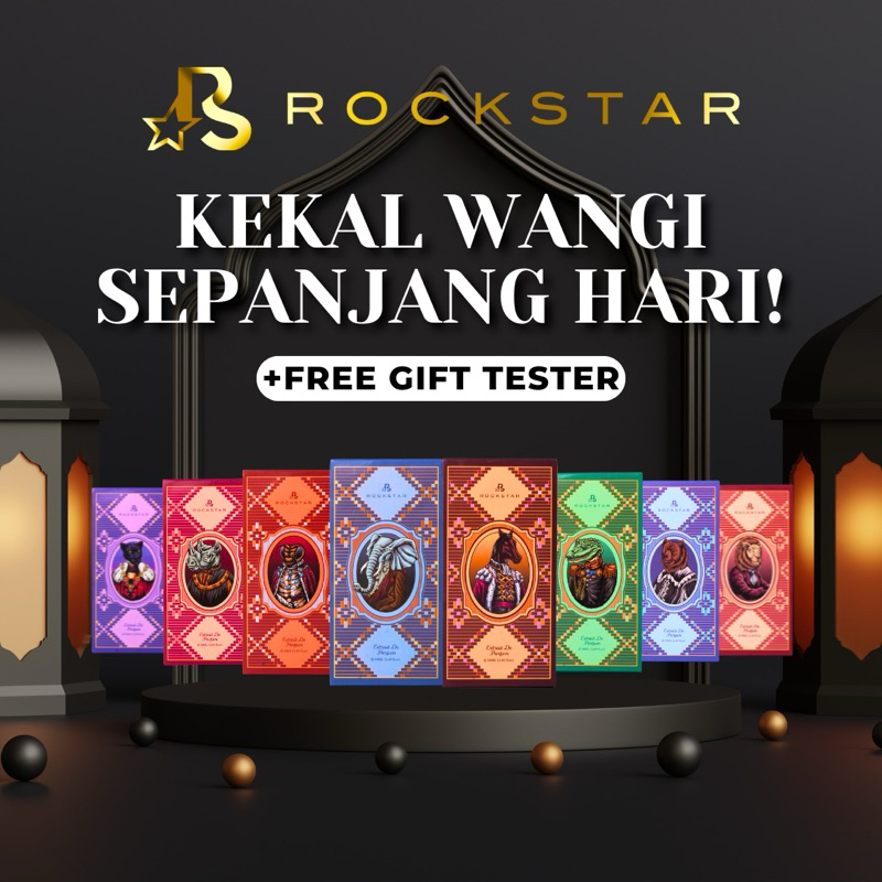 FREE SHIPPING✅ FREE GIFT✅ TAHAN 48 JAM DENGAN PERFUME ROCKSTAR