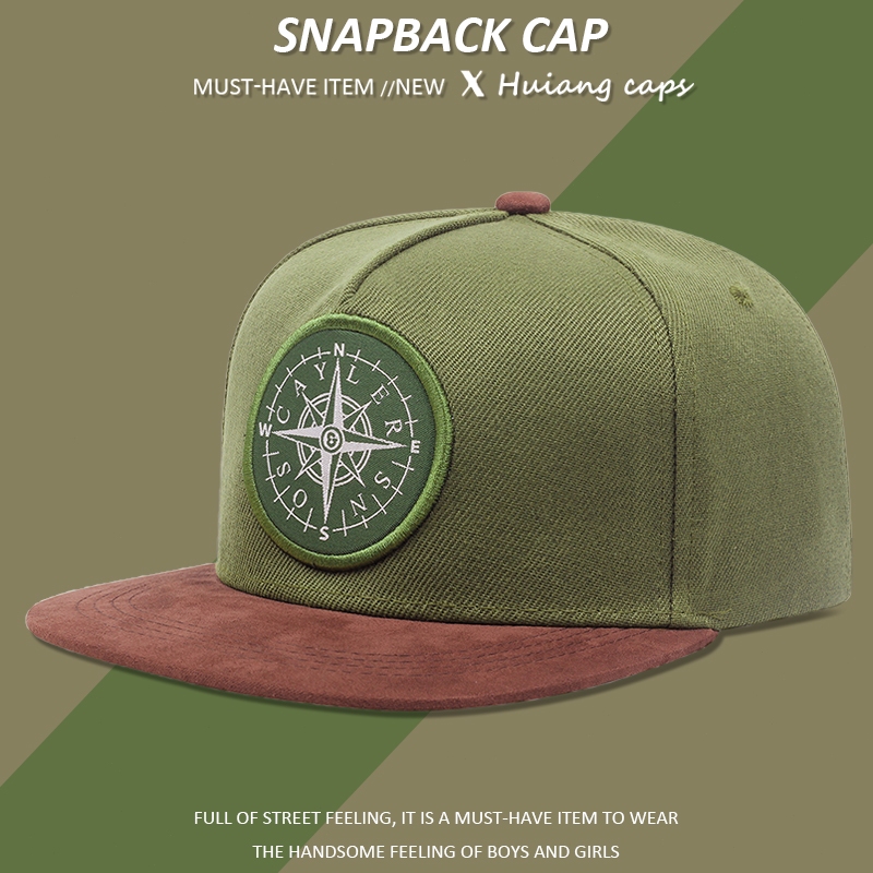 Snapback cap for men Compass embroidery Cayler&sons fashion panel cap vintage visor hiphop hat for women