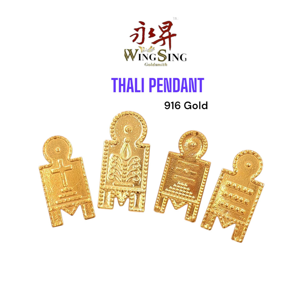 Wing Sing Loket Emas 916 Pendant Thali Design 916 Gold/Wedding Collection 916 Gold