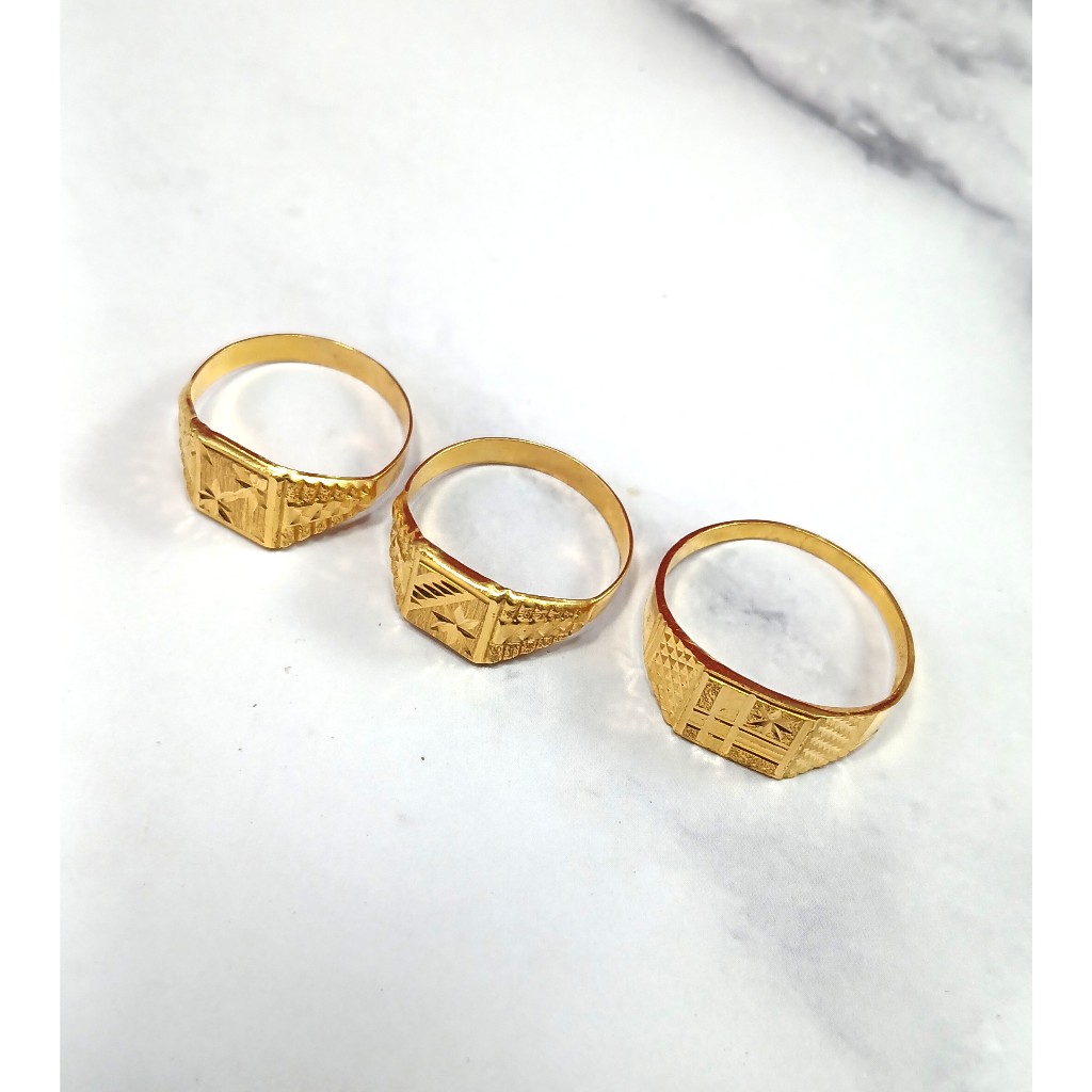 1.52GM-1.73GM-2.53GM-916 GOLD RING-916 CIN CIN-916 INDIAN RING-916 RING-916 MACHAN RING-916 GOLD-916 MEN RING-916 RING