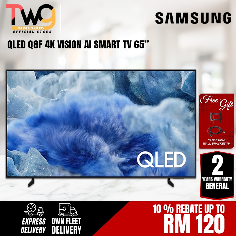 [2025 NEW] SAMSUNG 65" QLED Q8F AI SMART  4K VISION TV WITH Q4 AI PROCESSOR | QA65Q8FAAKXXM