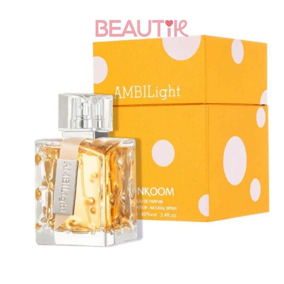 LONKOOM Perfume Ambilight Pink/Yellow EDP Floral-Fruity Women Gift Set (100ml)