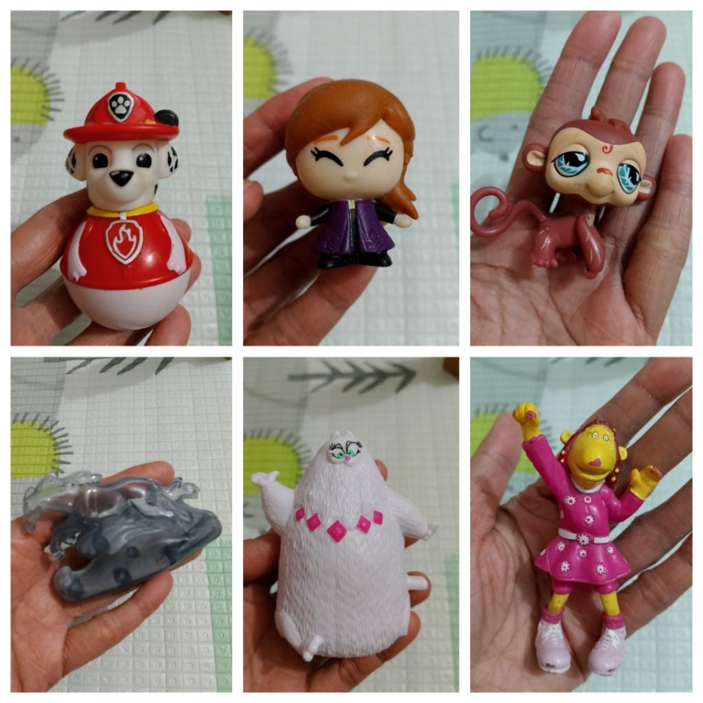 Preloved Assorted Disney Pixar Happy Meal Toys MCD Burger King / Mainan Mc Donalds