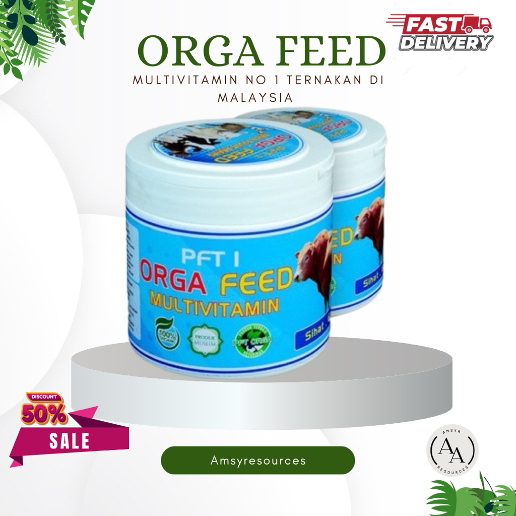 ORGA FEED MULTIVITAMIN NO. 1 DI MALAYSIA (VITAMIN UNTUK LEMBU, KAMBING, KERBAU ,KUDA, BIRI-BIRI)