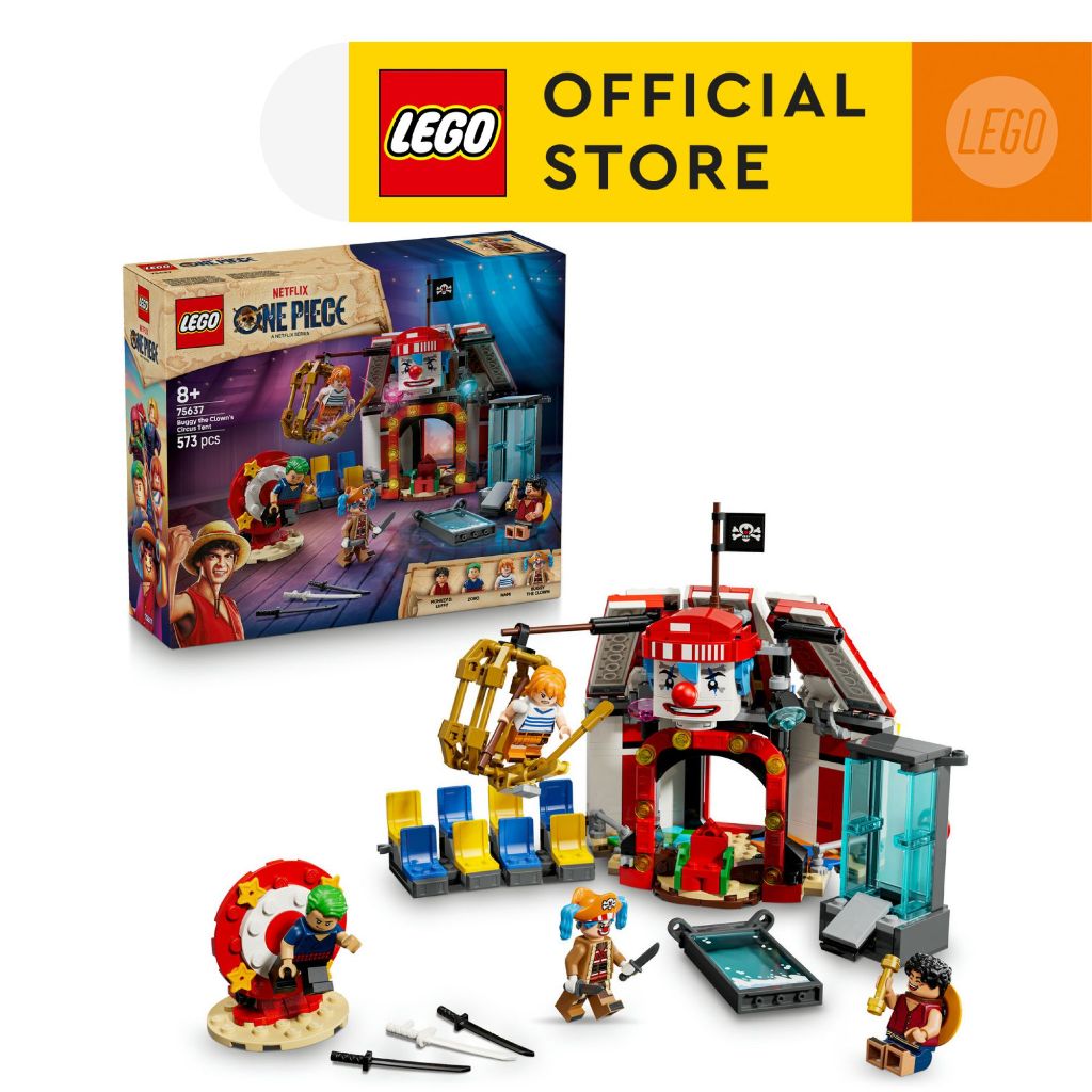 LEGO ONE PIECE 75637 Buggy the Clown's Circus Tent  (573 Pieces)